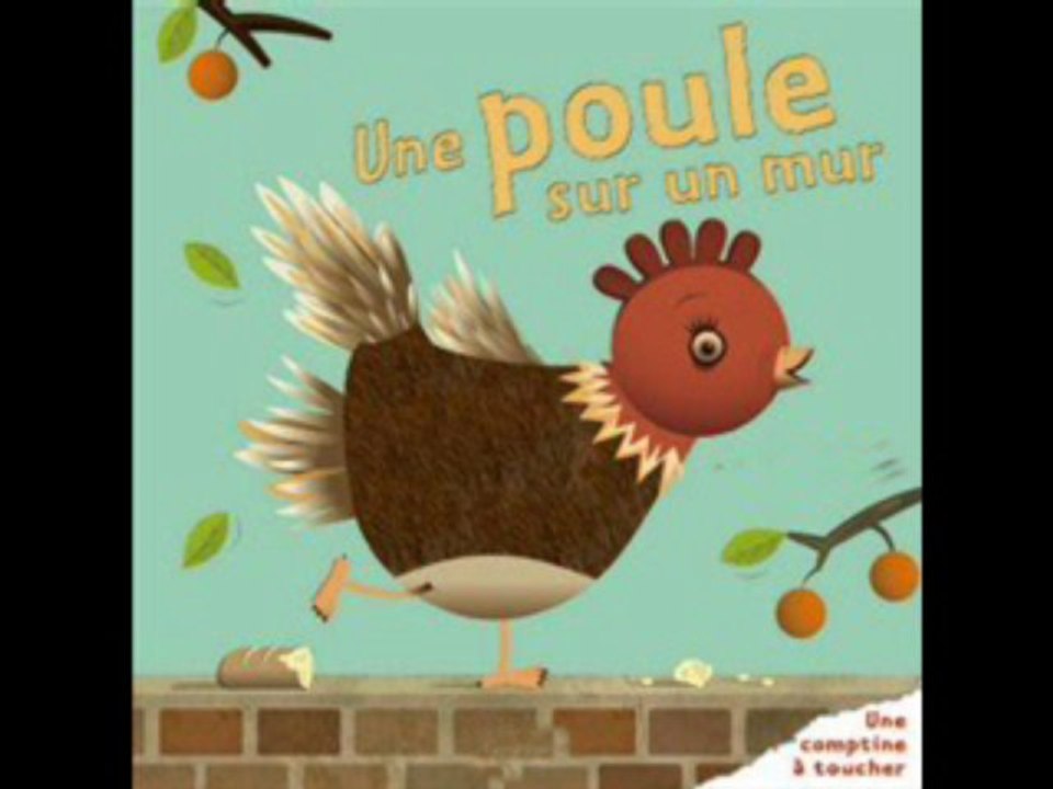 Une Poule Sur Un Mur