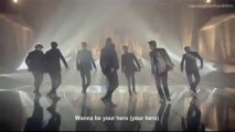 [Kanji/Rom/Eng] Super Junior - Hero PV Lyric (Clear Sound)