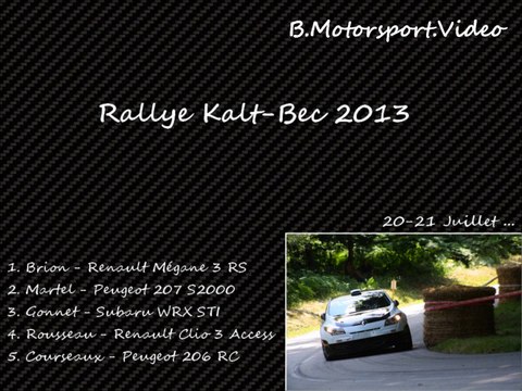 Rallye Kalt-Bec 2013