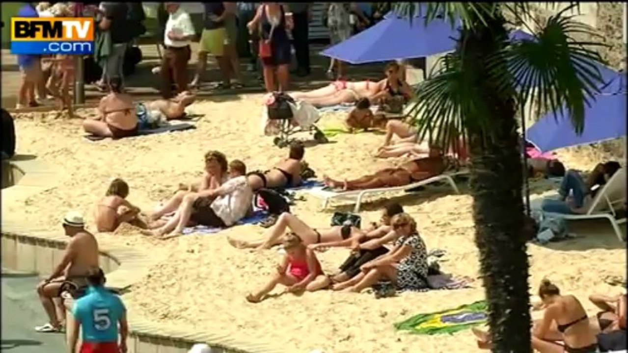 Lancement de Paris-Plage en présence de Delanoë - 20/07