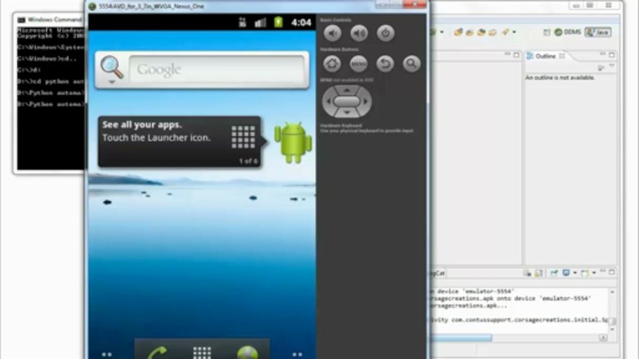 Automation Framework for Android Application Using Python Windows GUI Automation.