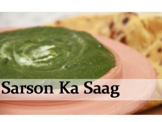 Download Video: Sarson Ka Saag - Mustard & Spinach Leaves Indian Gravy - Vegetarian Recipe By Ruchi Bharani [HD]