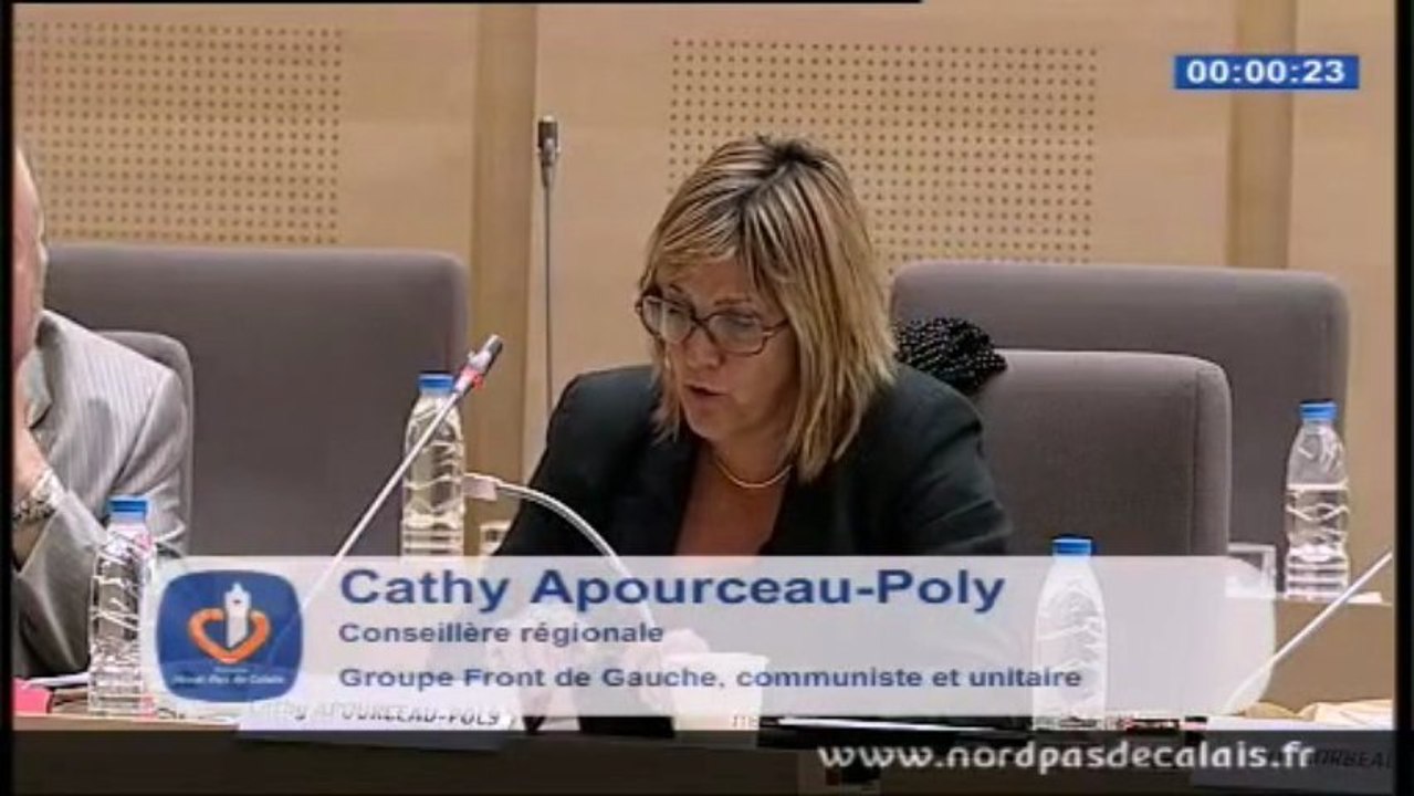 Intervention Cathy Apourceau-Poly abstention budget supplementaire regional 03-07-13