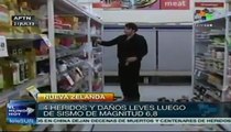 Cuatro heridos tras sismo de 6.8 grados en Nueva Zelanda