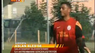 Galatasaray - Slovenya Kampı / 1.Gün - Akşam Antrenmanı (10:00 Dk)