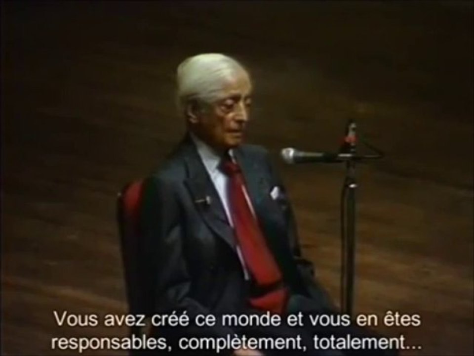 Krishnamurti - La Passion se trouve à la fin de la souffrance_vostfr