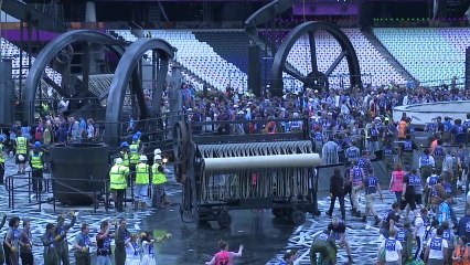 Forging of the London 2012 Olympic Rings