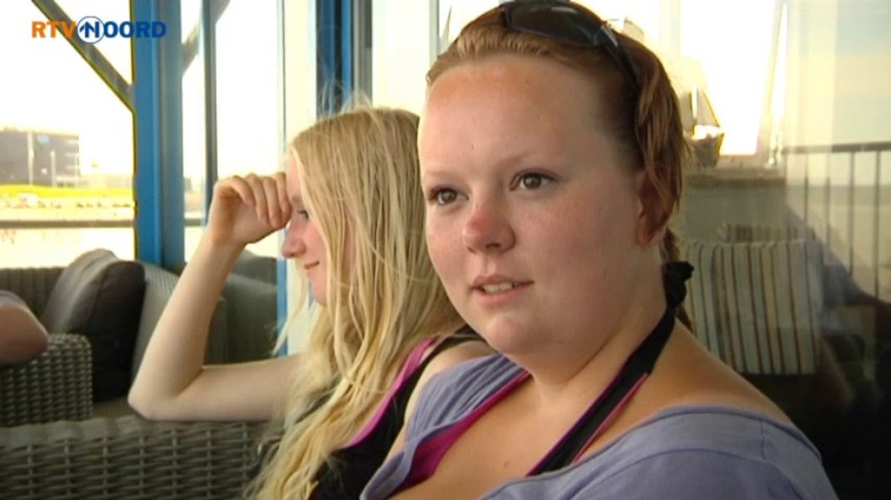 Het koelste plekje van Groningen: balkon aan de Eems - RTV Noord