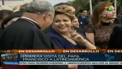 Papa Francisco llegó a Brasil