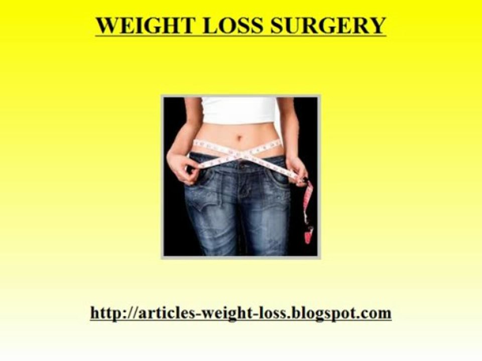 Weight Loss Surgery