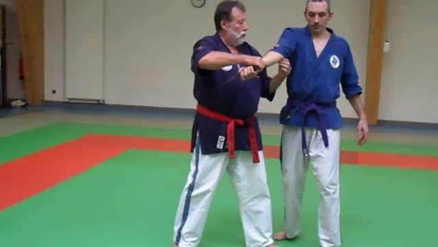 Tenbim Gatame par Jean-Paul Bindel avec application en Tuité (points de pressions)