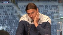 Conférence de presse de Zlatan Ibrahimovic