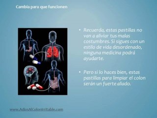 Pastillas para limpiar el colon