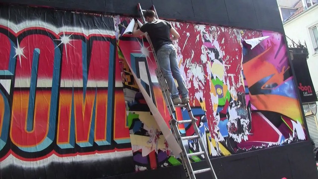 Charlie Anderson colle au MUR - juillet 2013