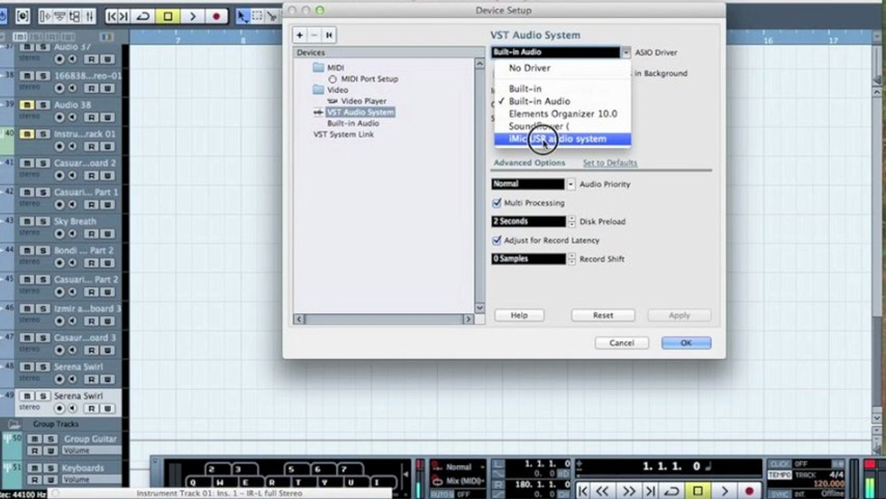 Cubase Audio Device Set Up Tutorial