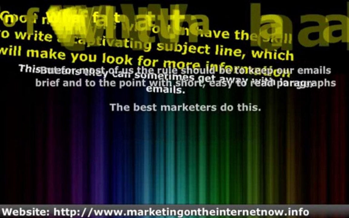 Internet Business Tips  Best Practice Email Marketing Rule #4