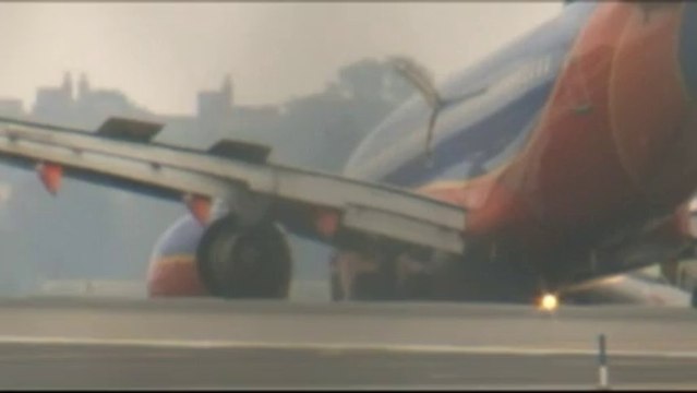 Dix blessés à New York après l'affaissement d'un Boeing à l'atterrissage