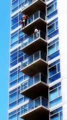 Stuntmen rescue woman in real life