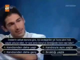 A_ız ishali olmuş yarışmacı -Kim Milyoner Olmak İster-