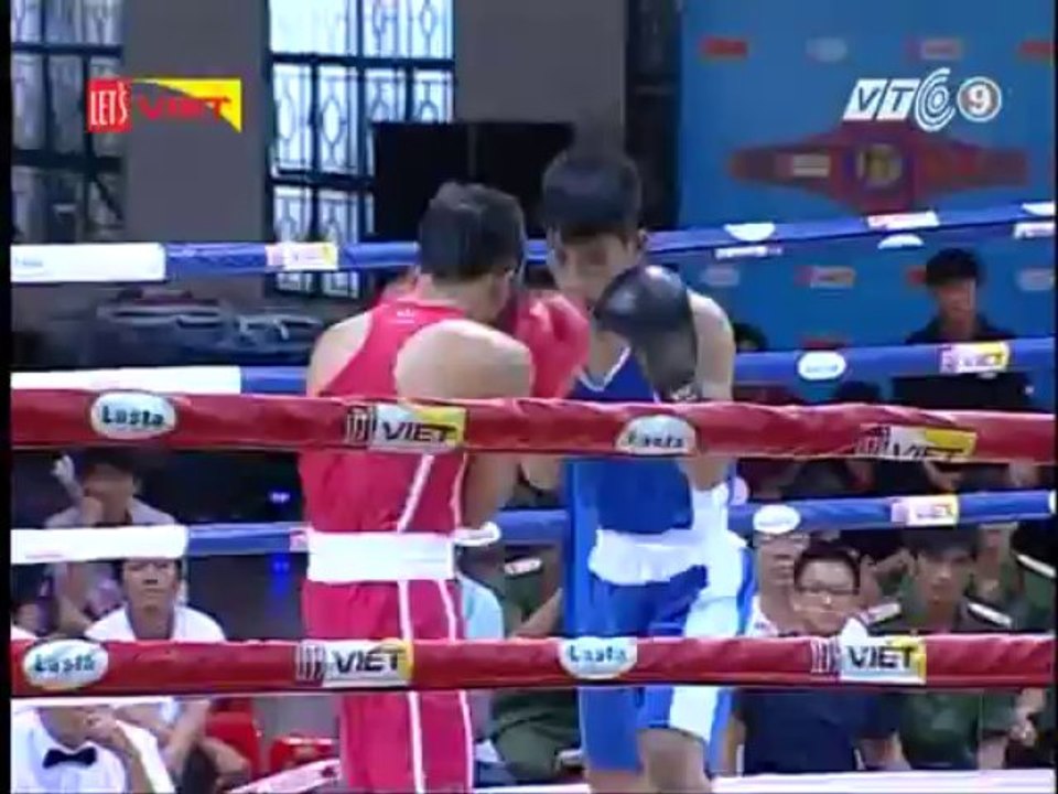 Trận 6: Võ sĩ Nguyễn Thành Nhân ( Đăk Lăk) - Võ sĩ Bùi Trọng Thái (Quân khu 7)