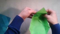 Como hacer una caja de papel (origami box)