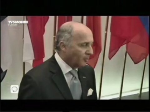 Laurent Fabius - Conseil Affaires étrangères (Bruxelles, 22/07/2013)