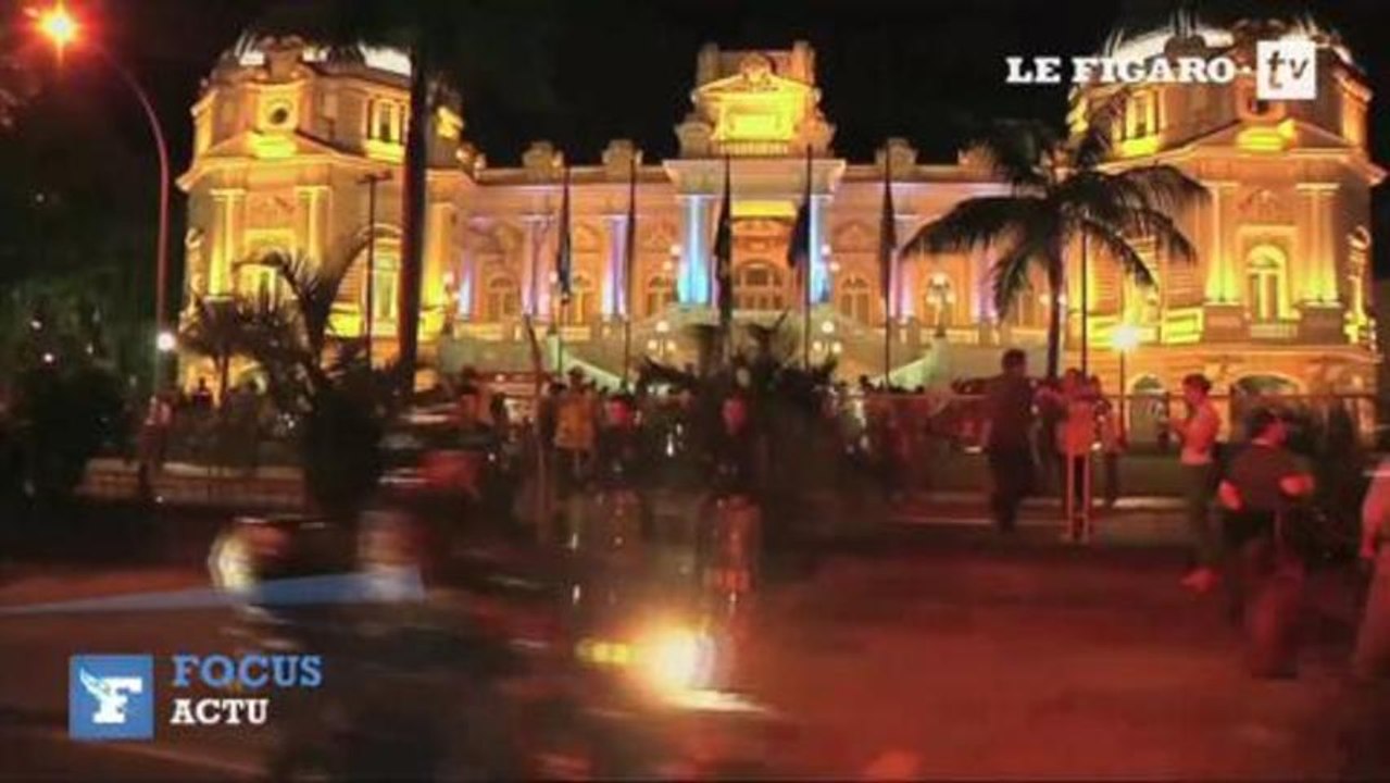 Brésil : nouvelles manifestations violentes en marge de la visite du pape