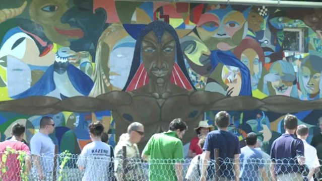 Des peintures contre la misère dans un village Rom hongrois