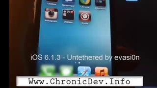 Evasi0n Download iOS 6.1.3 Untethered Jailbreak iPhone 5