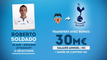 Officiel : Soldado rejoint Tottenham !