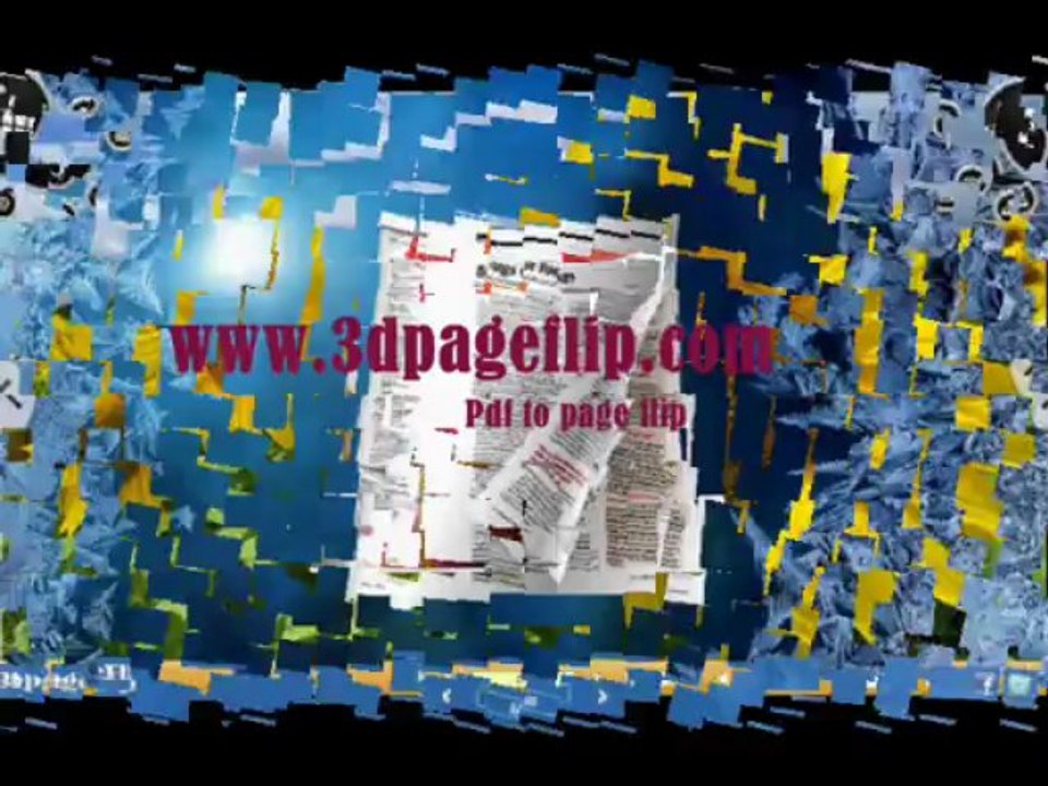 3D PageFlip Professional to engage audience with rich interactive media in page flipping book