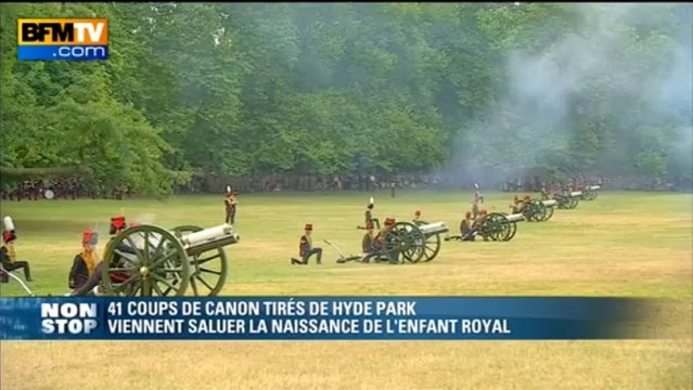 Des coups de canon à Londres pour célébrer la naissance du bébé royal - 23/07