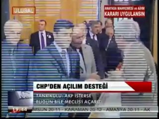 CHP'DEN AÇILIM DESTEĞİ