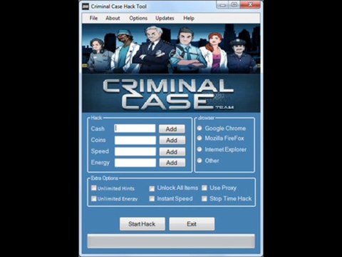 Criminal Case facebook cheats and hacks
