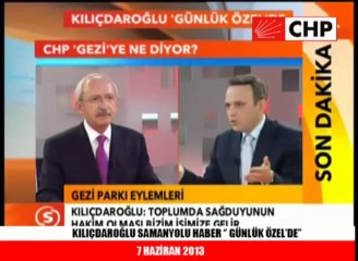 KILIÇDAROĞLU SAMANYOLU HABER ''GÜNDEM ÖZEL'DE''07_06_2013