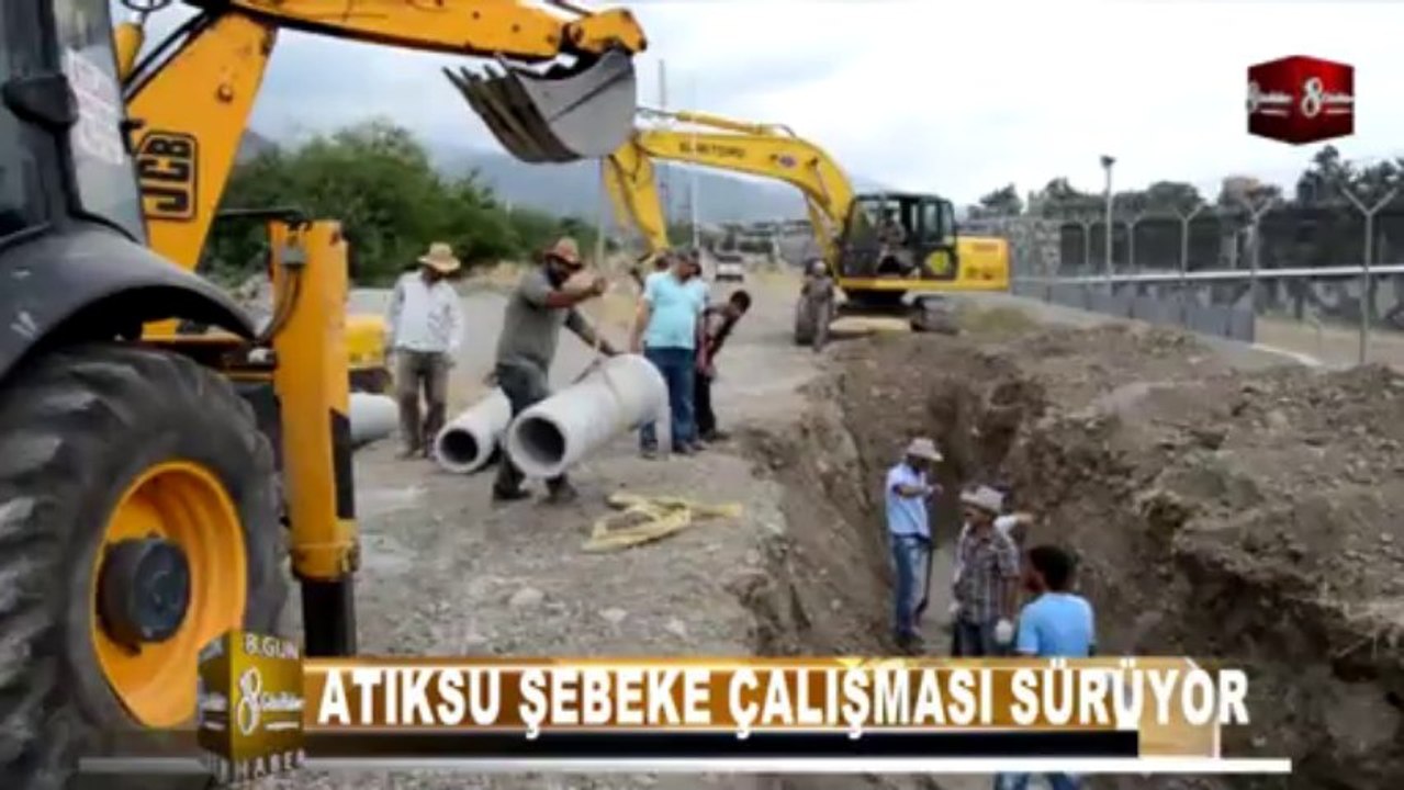 İSKENDERUN ATIKSU ŞEBEKE ÇALIŞMASI 8.GÜN HABER