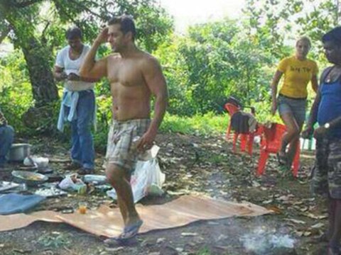 Salman Khan And Lulia Vantur Caught In Jungle LEAKED PICTURE