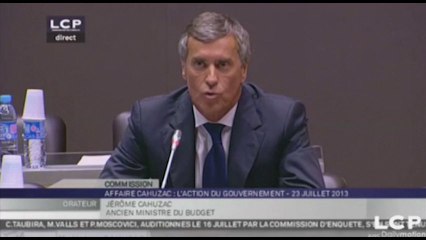 Cahuzac : "Je n’ai aucun souvenir d’une réunion dans le bureau du Président de la République"