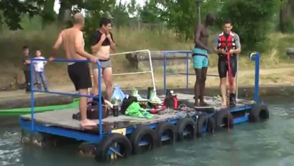 Didier...départ du ponton !!! MDR