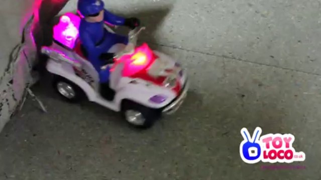 toyloco.co.uk Battery Operated Police Motor Quad Bike 1008