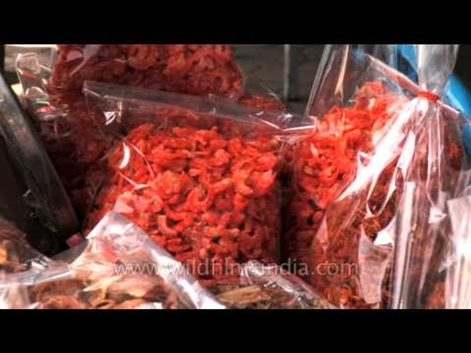 A street stall selling dried insects - Bangkok