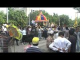 The Jagannath Rath Yatra at Hauz Khas in New Delhi- Quick motion