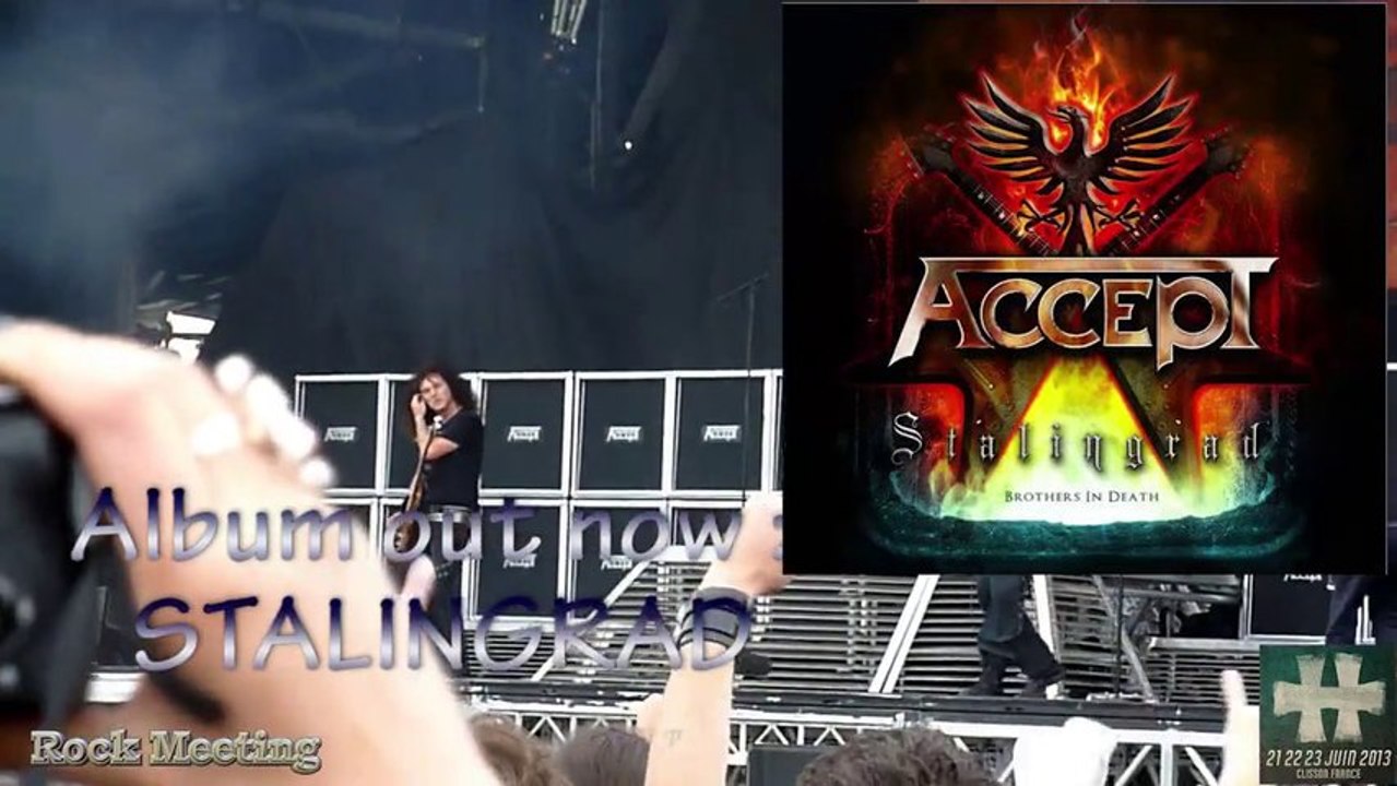 ACCEPT   HELLFEST 2013 ballsToThe Wall  Clisson