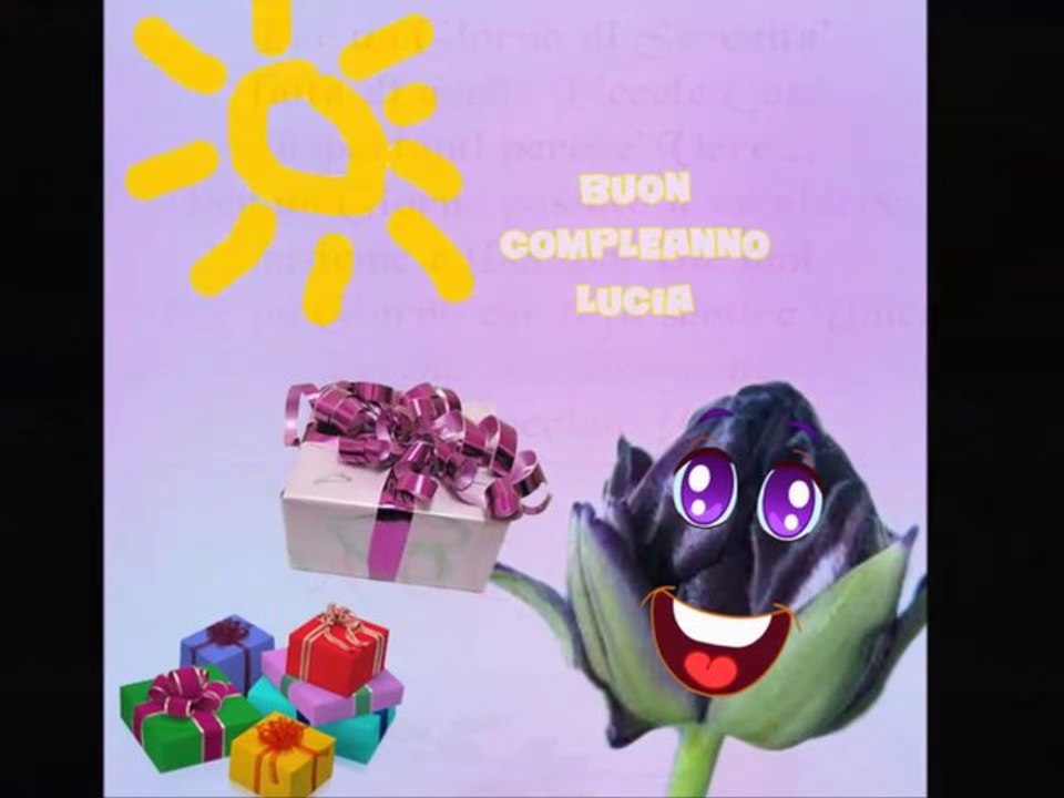 BUON COMPLEANNO LUCIA