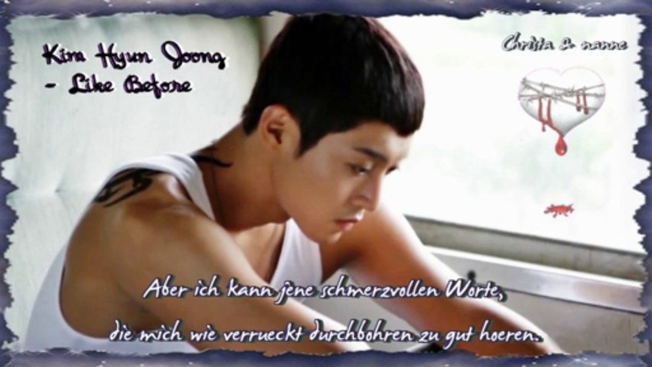Kim Hyun Joong - Like Before k-pop [german sub]