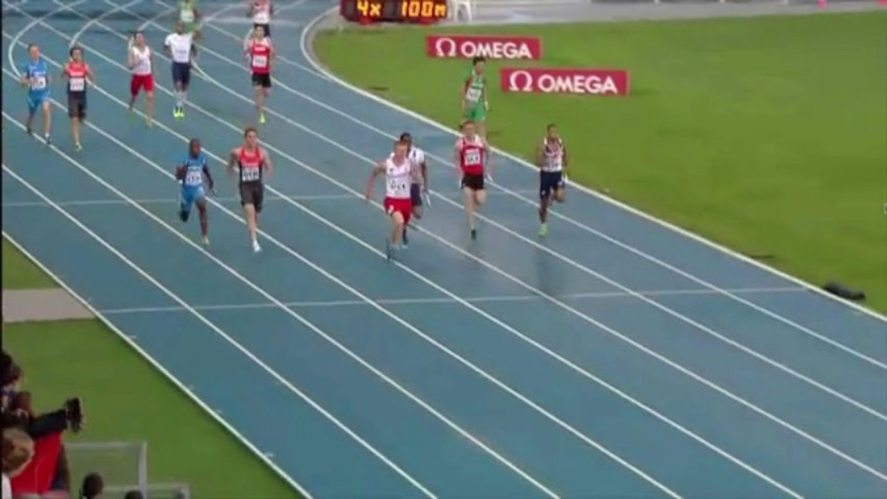 CE U20 2013 - 4x100m Finale - Hommes