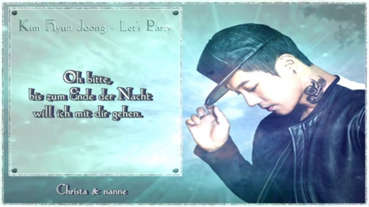 Kim Hyun Joong - Let’s Party k-pop [german sub]
