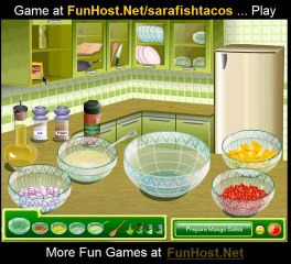 Cours de cuisine de sara : fish tacos - Jeu vidéo gratuit
