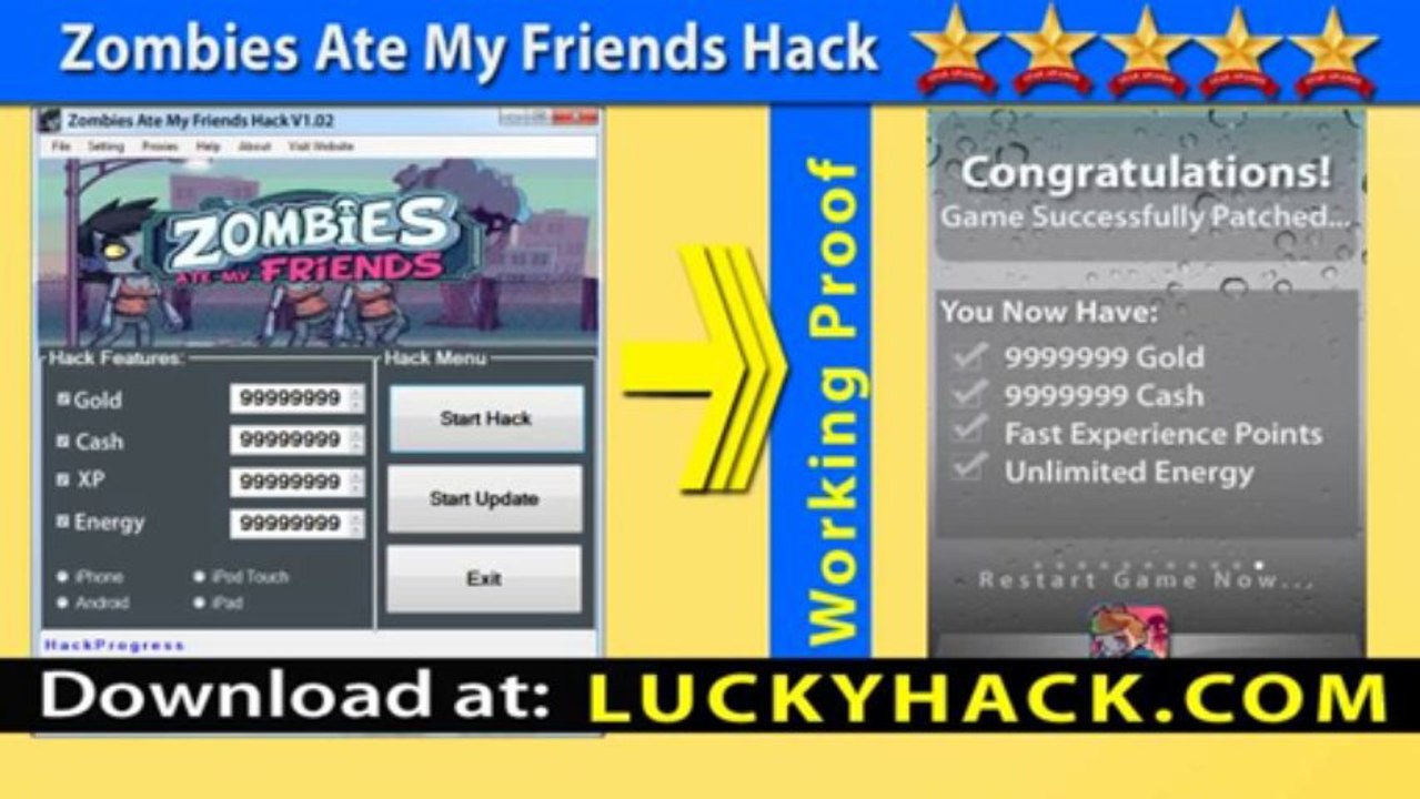 Zombies Ate My Friends Hack for 99999999 Cash - iOs Elite Zombies Ate My Friends Cash Cheat