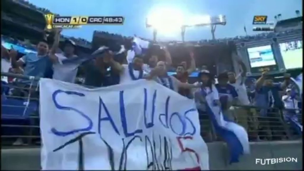 Honduras vs Costa Rica 1-0 Cuartos de Final Copa Oro 2013 [21/07/13]